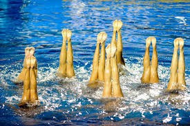 THIS IS SYNCHRONIZED SWIMMING